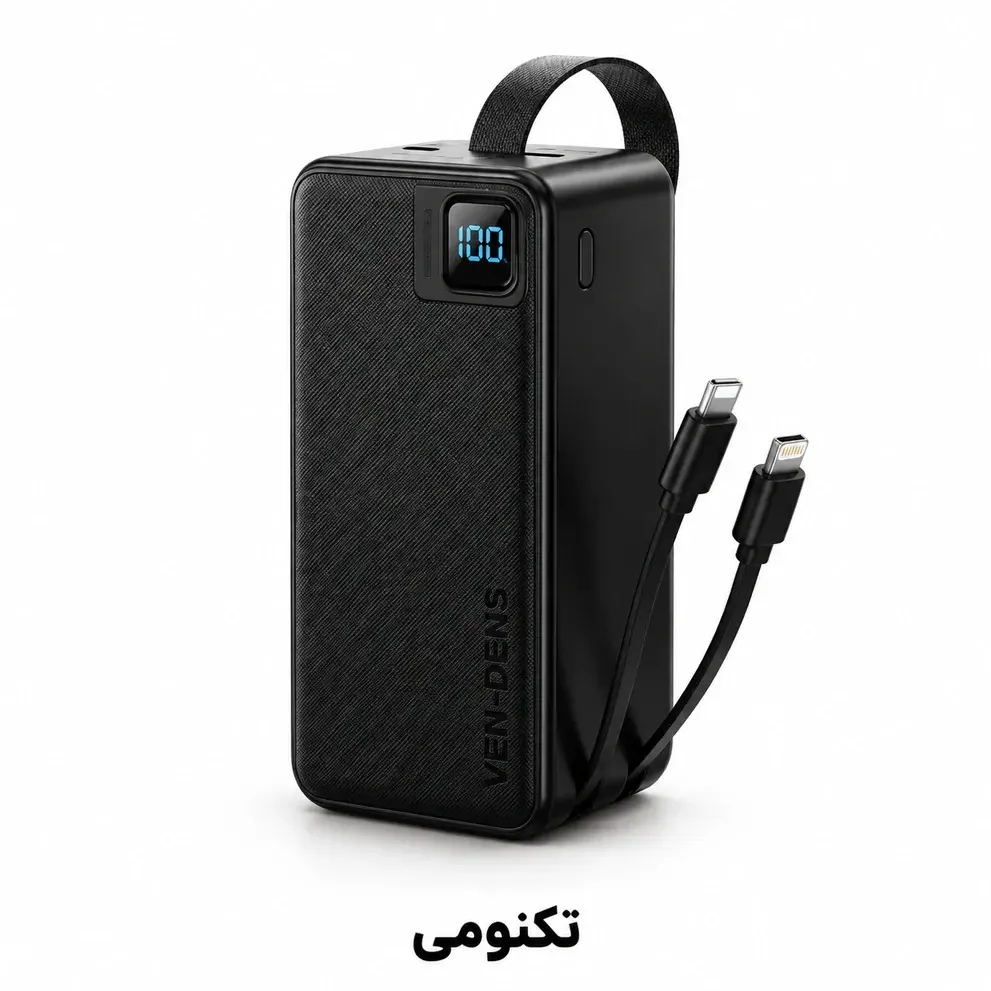 پاوربانک ۵۰۰۰۰ وندنز VD-PB063 توان ۲۲.۵W